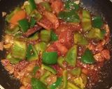 A picture of step 5 of Veg Kolhapuri.