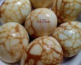 Foto langkah ke 9 dari resep 737. Telur Batik aka Telur Pindang.