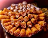 صورة لخطوة 5 من وصفة كنافه كونو محشية كريمه 😍😍😍