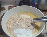 Foto del paso 4 de la receta: Budín integral de avena, arándanos y yogur sabor a duraznos con limón🍋🫐