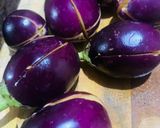 A picture of step 3 of Eggplants Peanut gravy.