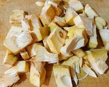 A picture of step 1 of Raw Jackfruit cutlets.