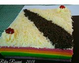 Foto langkah ke 8 dari resep Rainbow Kukus Ny Liem cepat dan mudah.