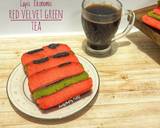 Cara Membuat Lapis Ekonomis Red Velved GreenTea 8