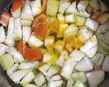 A picture of step 1 of Lehsuni lauki Chana daal.
