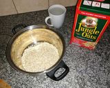 A picture of step 1 of Cosmo Oats 🍊.