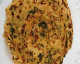 A picture of step 11 of Pudina lachha paratha.