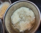 A picture of step 2 of Vegitable tadka khichdi.