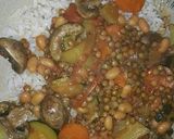 A picture of step 4 of Vegetable Curry .