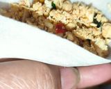 A picture of step 8 of Chicken Qeema Samosa.