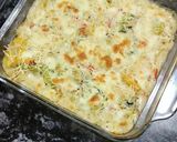 A picture of step 9 of Baked Chifferi with Veggies and White Sauce.