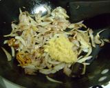 A picture of step 4 of Upside down Mutton Biryani.