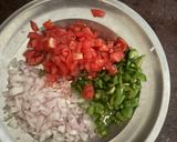 A picture of step 2 of Uttapam.