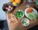 Foto langkah ke 2 dari resep Lodeh labuh siem+ telor n Tahu bumbu iris simpel.