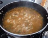 A picture of step 6 of Mexican soup.