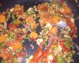 A picture of step 5 of White fried rice.