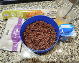 Foto del paso 2 de la receta: Hojaldre normal o sin gluten con morcilla de arroz, yogur y queso a tú gusto