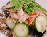 A picture of step 10 of Wood Ear Mushrooms and Chicken Salad.