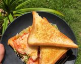 Foto langkah ke 5 dari resep Sandwich Telur Keju.