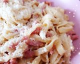 Une image de l'étape 9 de La recette véritable à la carbonara 😋.