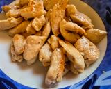 Rukkolás csirkemellsaláta recept fázis 2 fotója