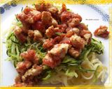 Une image de l'étape 3 de Spaghettis au courgettes et hachis de dinde.