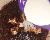 A picture of step 4 of MOIST CHOCOLATE CAKE,Cocoa Ganache 😊.
