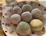 รูปขั้นตอนการทำที่ 7 ของ โมจิสองรส🍠🥜🍡Mochi 🍡(with matcha peanut🍵 🥜paste and purple potato paste🍠🥛)
