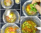 A picture of step 2 of Mexican nachos salad.