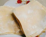 Hình bước làm 2 của món Làm da hoành thánh