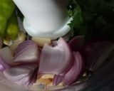 A picture of step 2 of Pan fry seekh kebab.