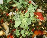 Foto langkah ke 7 dari resep Pepes Pedas Daun Singkong #Dandelion.
