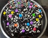 A picture of step 10 of Chocolicious Walnut Cake (Eggless).