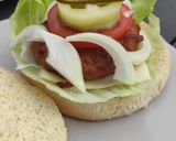 Házi hamburger hús pogácsa recept fázis 11 fotója