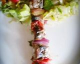 A picture of step 4 of Sardine skewers.