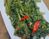 Foto langkah ke 6 dari resep Tumis Kangkung Balacan.