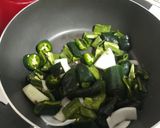 Foto del paso 4 de la receta: Macarrones en salsa verdes con camarón