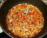 Foto del paso 3 de la receta: Alcachofas con champiñón, pimiento rojo y jamón