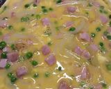 A picture of step 4 of Ham and pea frittata.