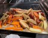 A picture of step 3 of Baked Fish and Chips.