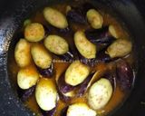Foto langkah ke 3 dari resep Jambal Asin Terong Kuah Santan Pedas.