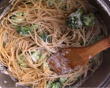 Foto del paso 6 de la receta: Pasta Alfredo (Versión 2 de pasta con camarones y brócoli)