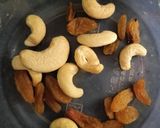A picture of step 1 of Dryfruit paneer barfi.