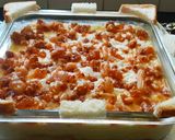 A picture of step 4 of Butterscotch bread pudding.