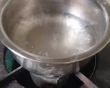 A picture of step 2 of Barnyard Milet (Bhagar) Mung bean papadi chat.