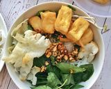 Hình bước làm 4 của món Ăn lễ với bún đậu xì dầu 😆