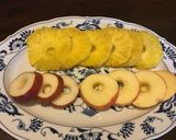 A picture of step 1 of 110 California Farm Pine Apple Donuts.