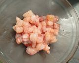 A picture of step 2 of Gourmet Sandwich with Burrata and Raw Shrimp.