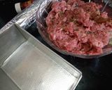 A picture of step 2 of Meatloaf.