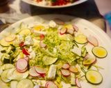 Une image de l'étape 2 de Tomates Mozzarella, Courgette Feta.
